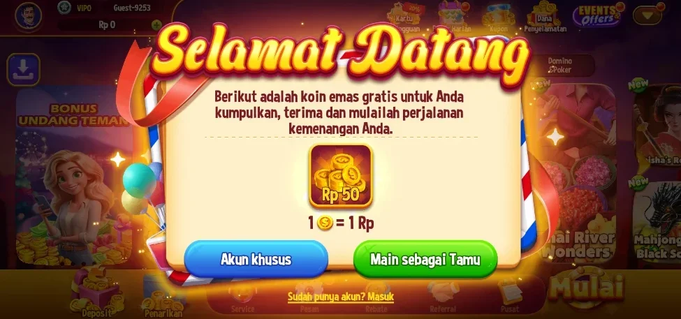 RVIP2 Tampilan Slot Game